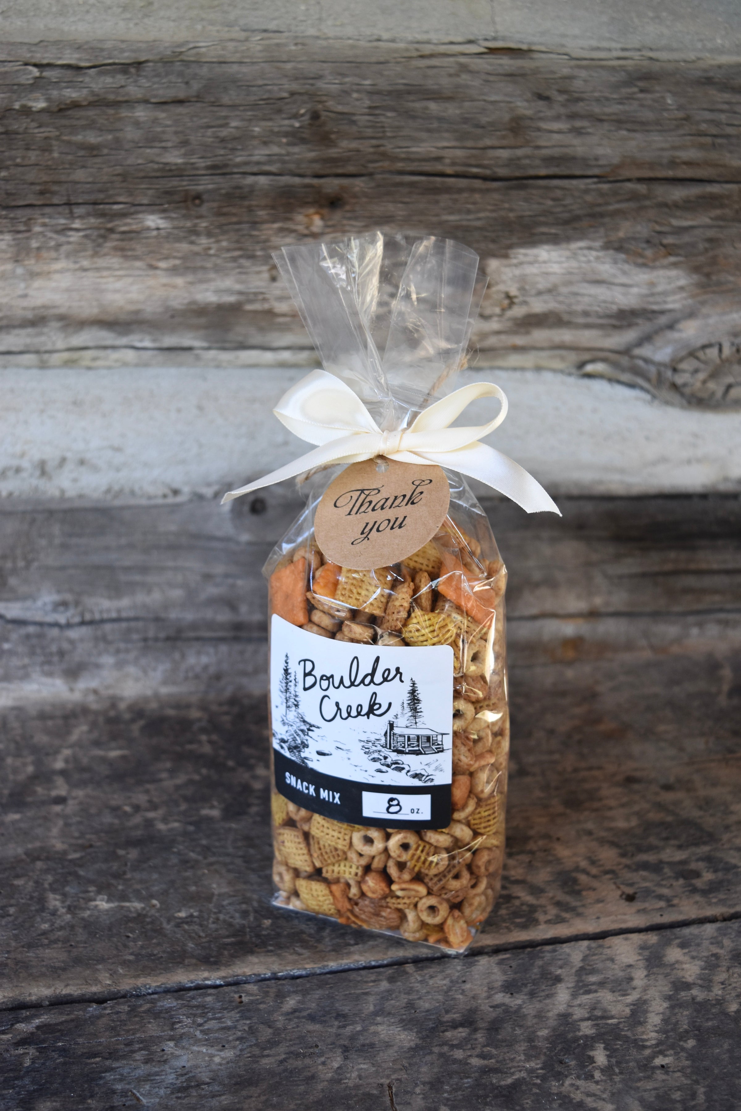Clear Gift Bag Snack Mix, 8 oz